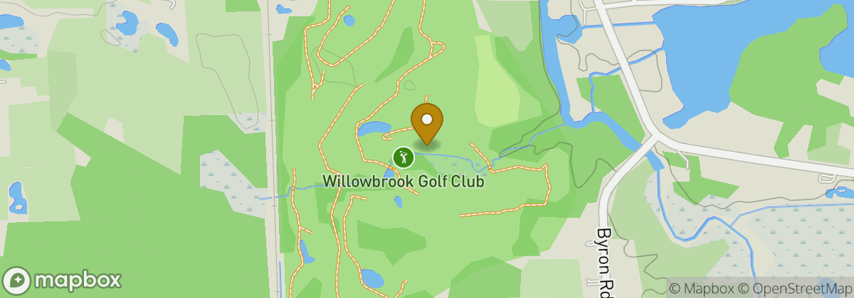 Map location: Willowbrook Golf Club