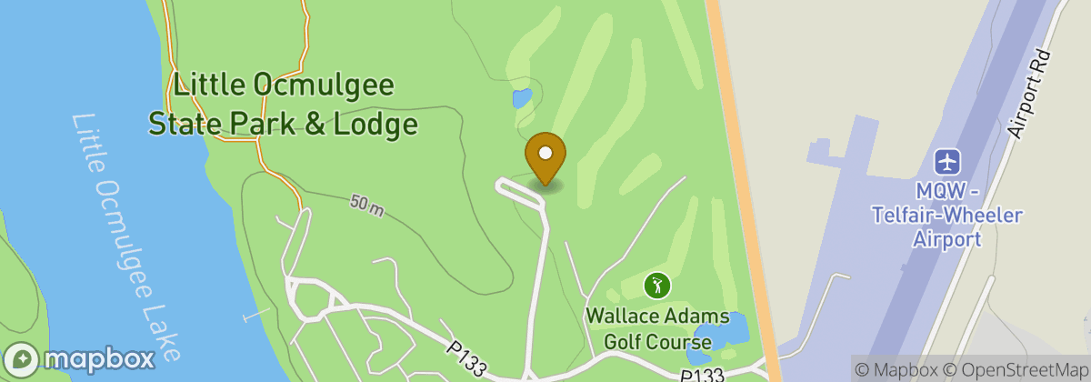 Map location: Little Ocmulgee State Park & Lodge