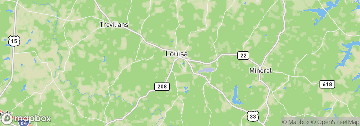 Map: Louisa, VA