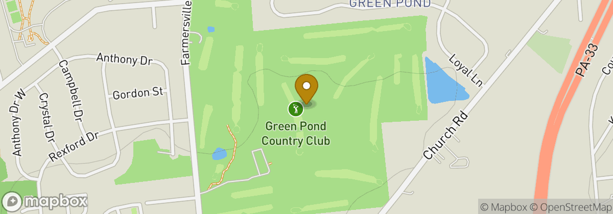 Map location: Green Pond Country Club