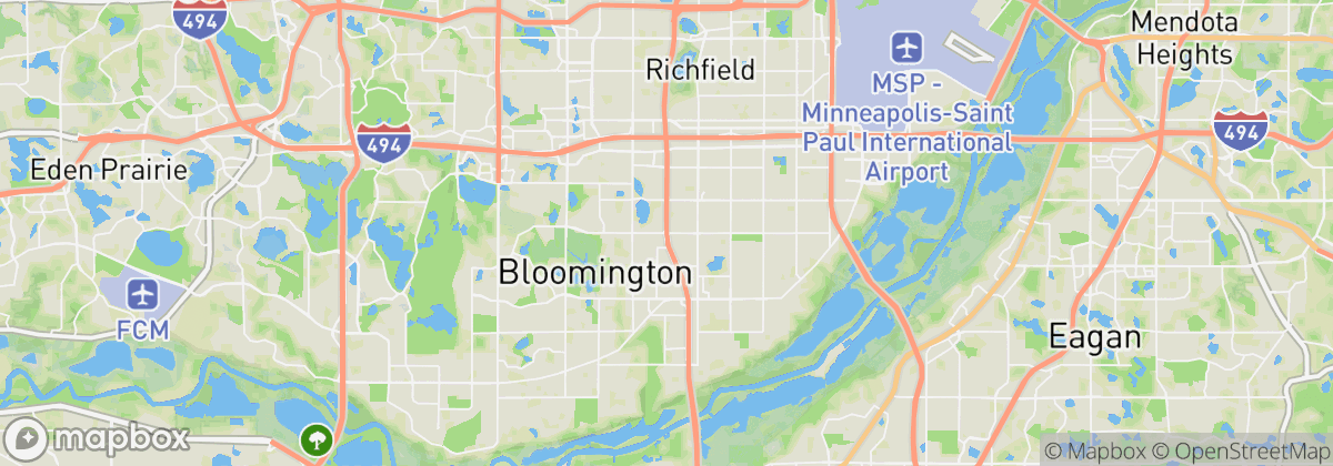 Map: Bloomington, MN