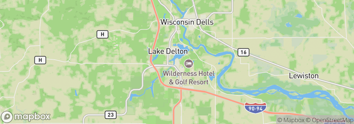 Map: Lake Delton, WI
