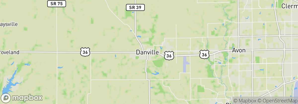 Map: Danville, IN