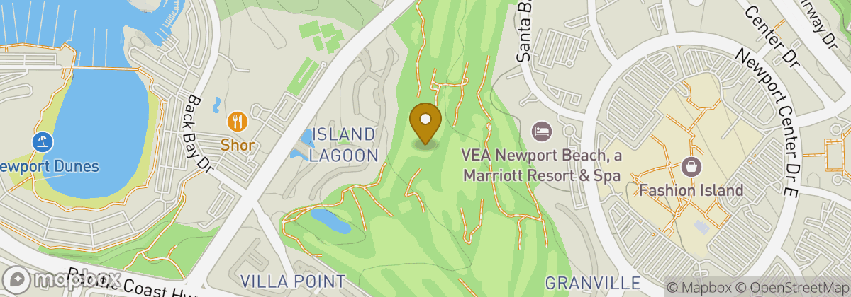 Map location: Newport Beach Country Club