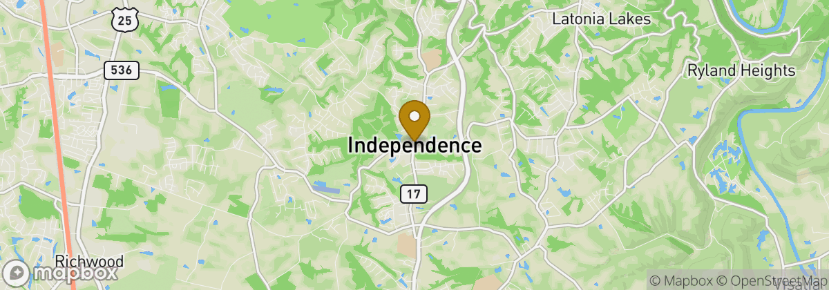 Map location: Kenton County Golf Courses