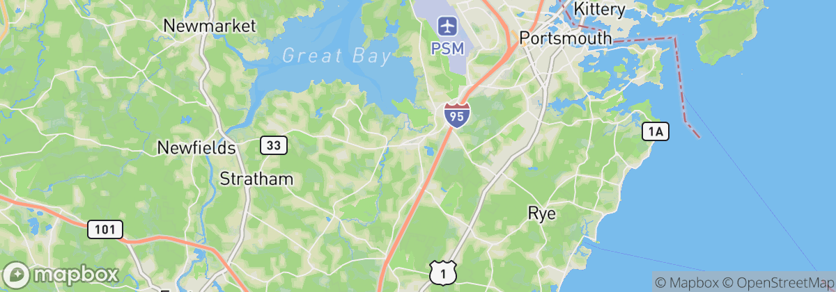 Map: Greenland, NH