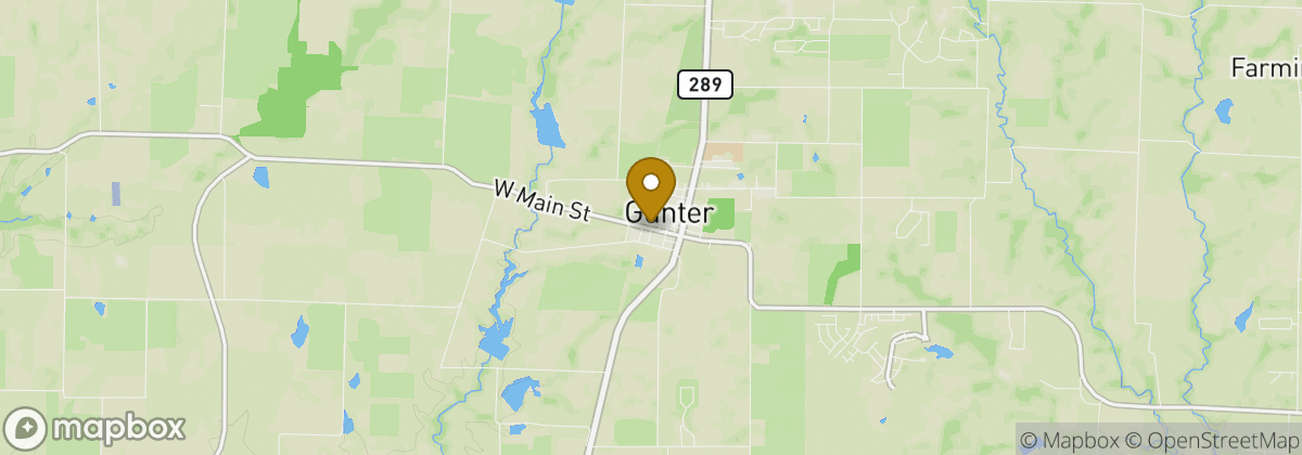 Map location: Gunter