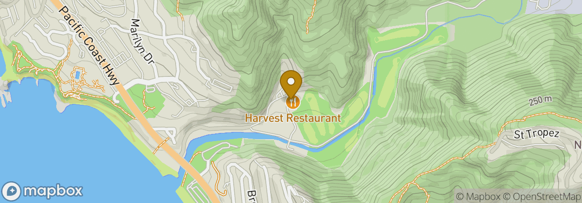 Map location: The Ranch at Laguna Beach Golf Course