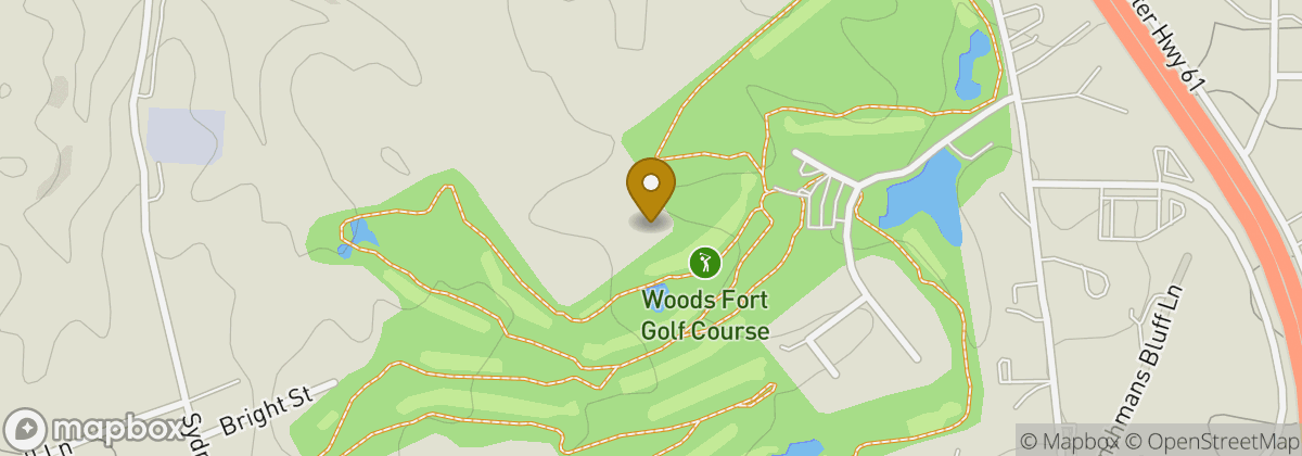 Map location: Woods Fort Golf Course