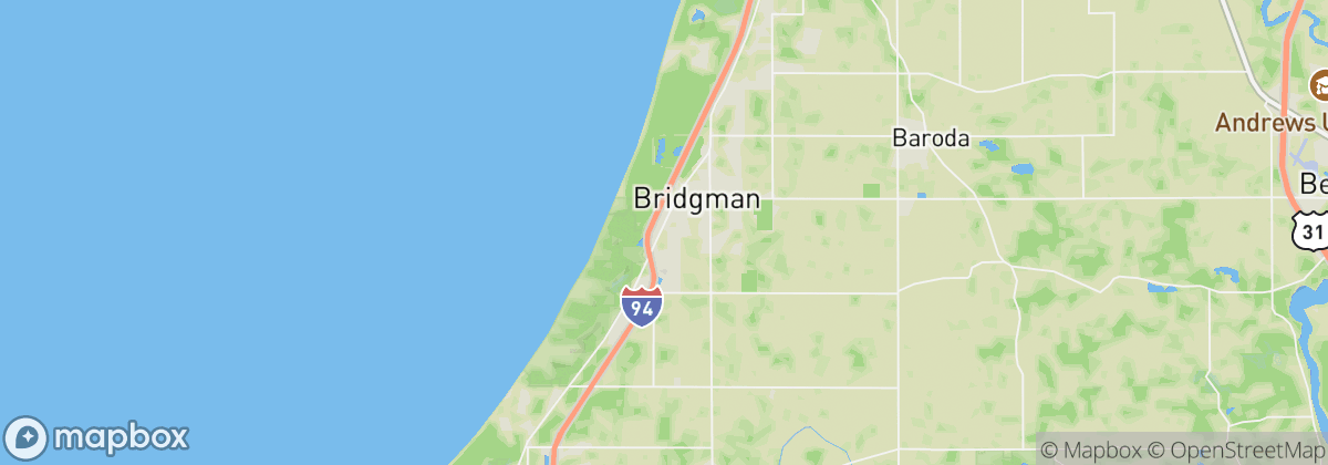 Map: BRIDGMAN, MI