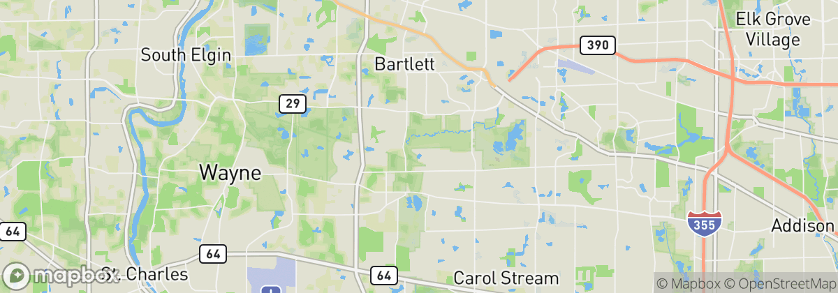 Map: Bartlett, IL