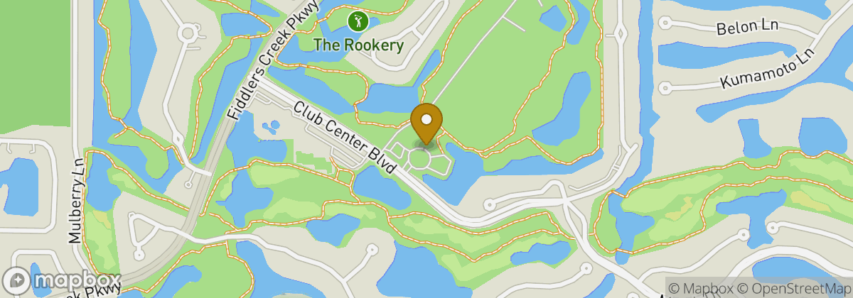 Map location: The Rookery at Marco