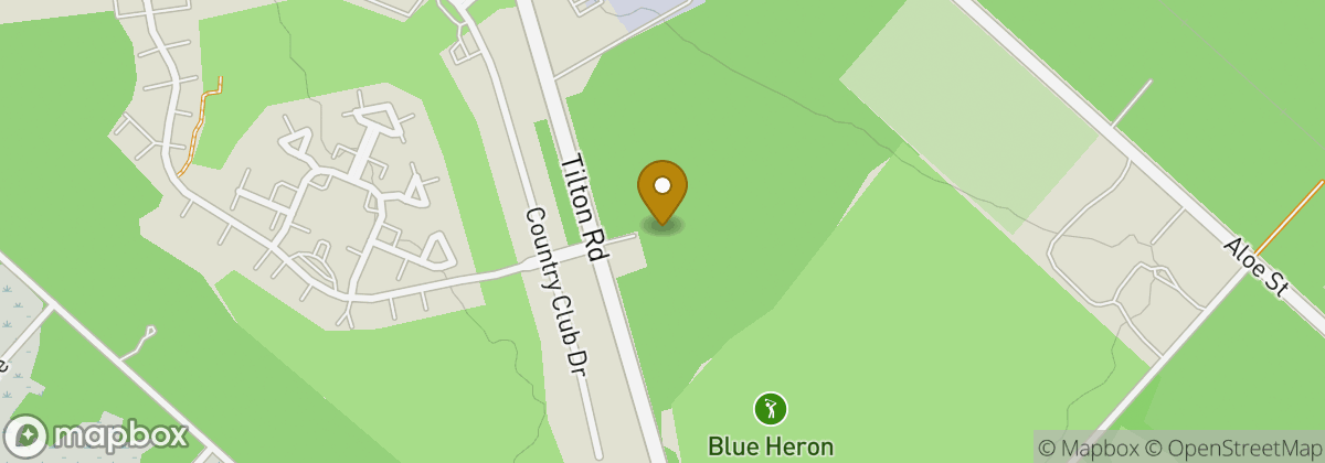 Map location: Blue Heron Pines Golf Club