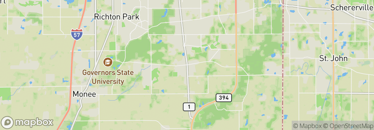 Map: Crete, IL