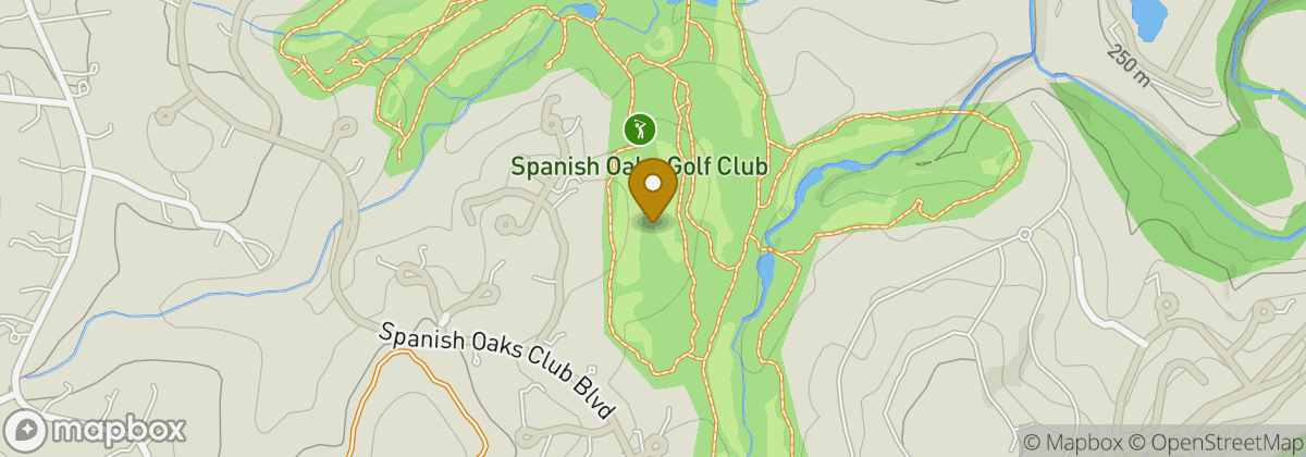 Map location: Spanish Oaks Golf Club