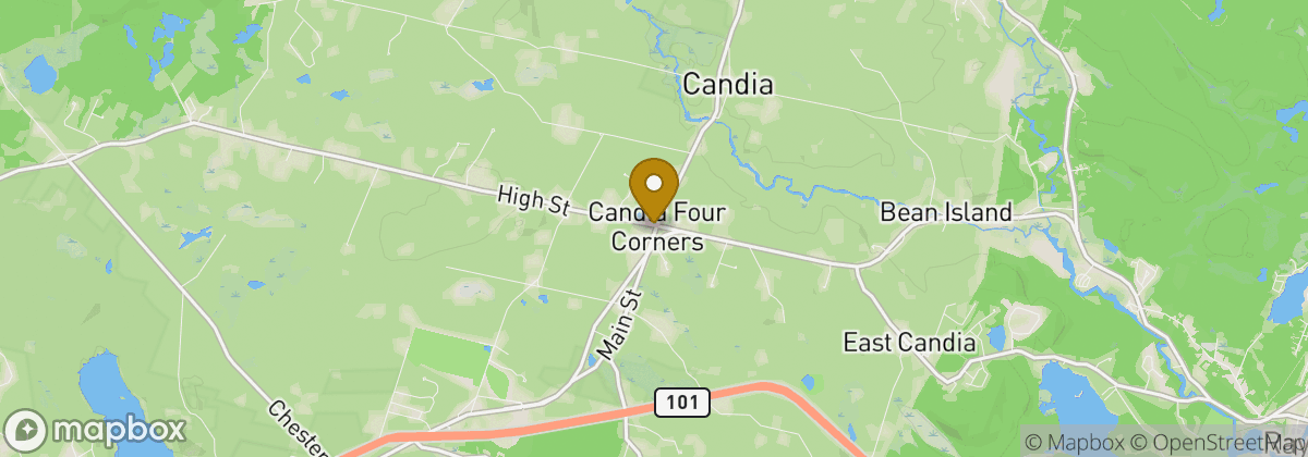 Map location: Candia Woods Golf Links