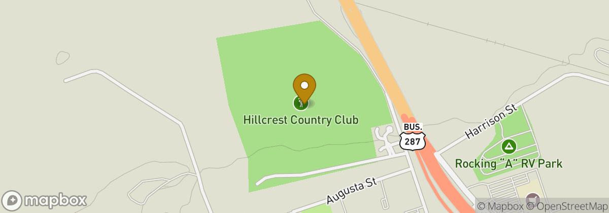 Map location: Hillcrest Country Club