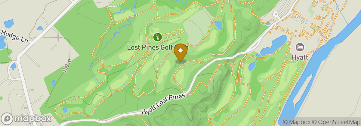 Map location: Lost Pines Golf Club