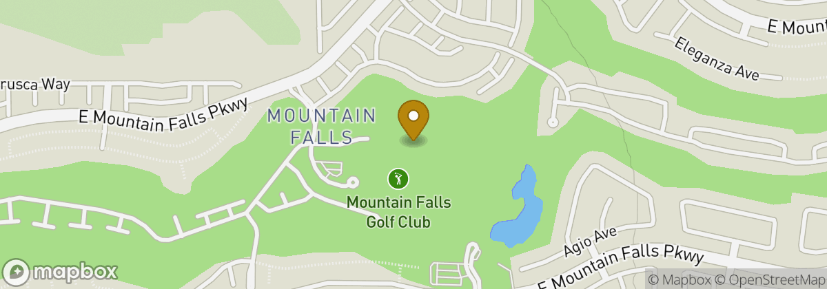Map location: Mountain Falls Golf Club