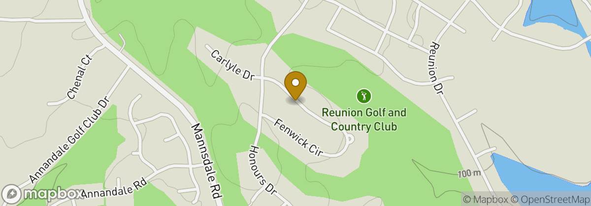 Map location: Reunion Golf and Country Club