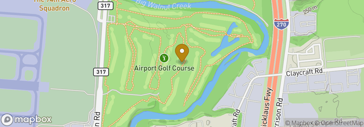 Map location: Airport Golf Course