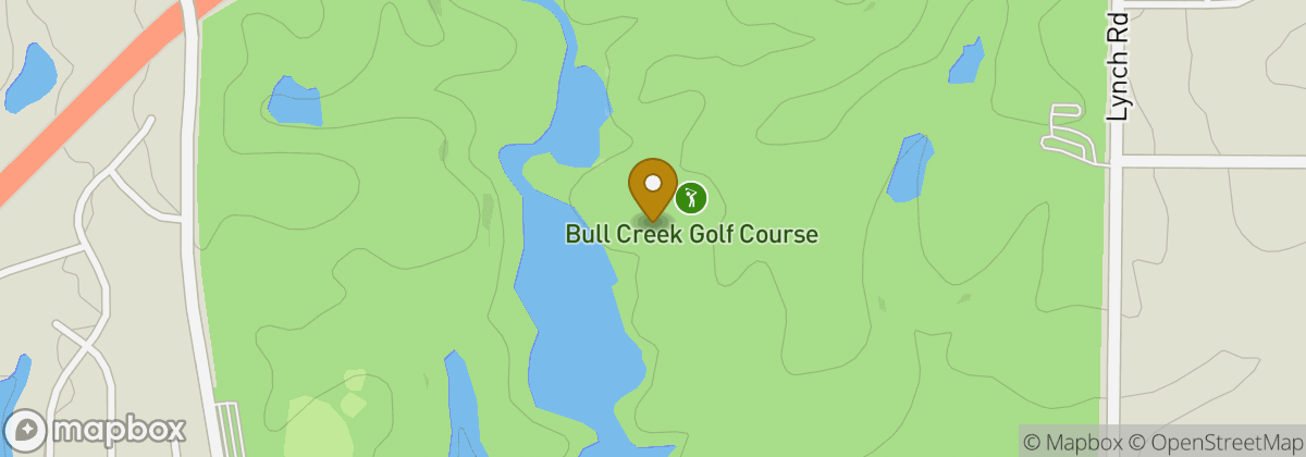 Map location: Bull Creek Golf Course