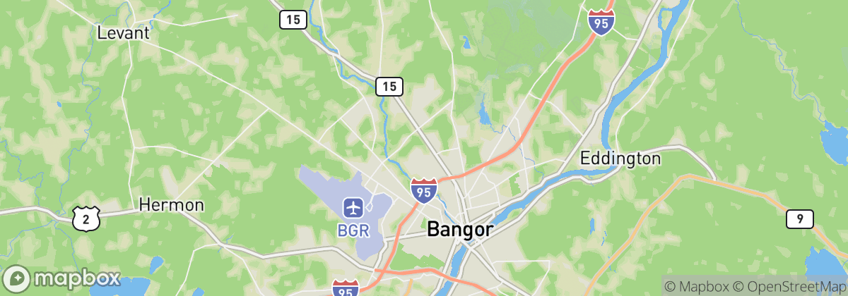 Map: Bangor, ME