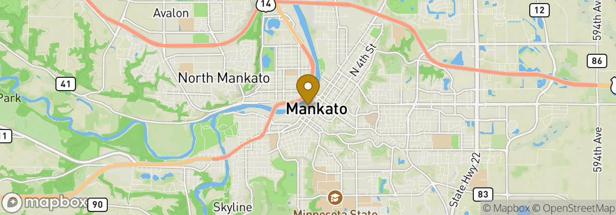 Map location: Mankato