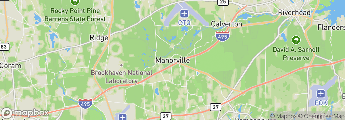 Map: Manorville, NY