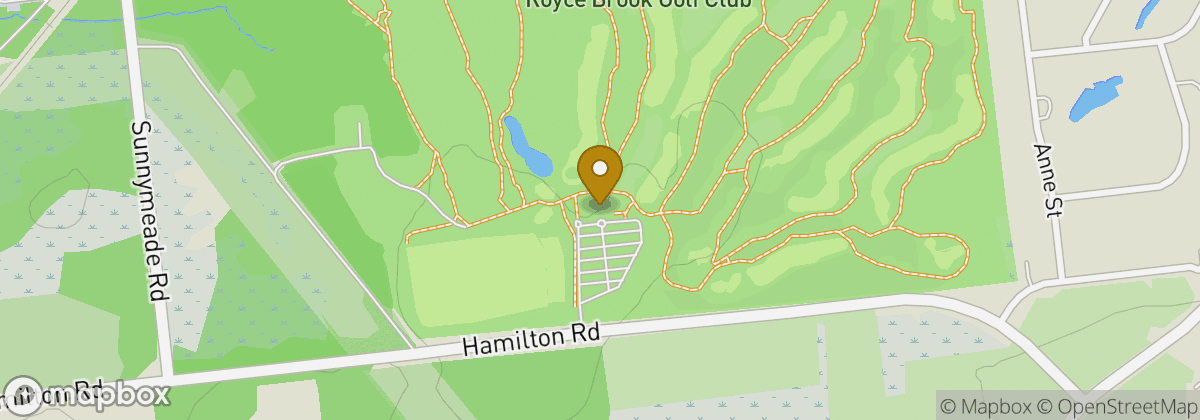 Map location: Royce Brook Golf Club