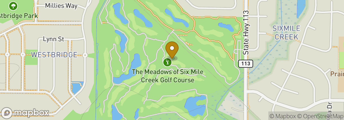 Map location: The Meadows of Six Mile Creek