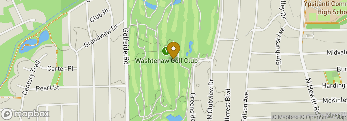 Map location: Washtenaw Golf Club