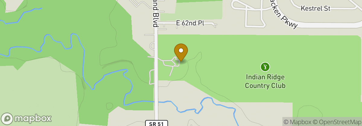 Map location: Indian Ridge Country Club
