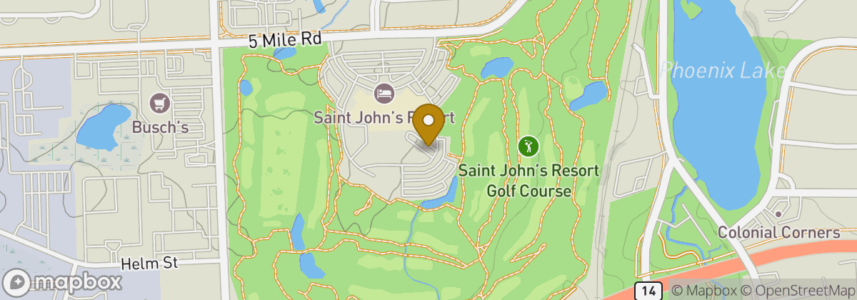 Map location: Saint John's Resort Golf Course