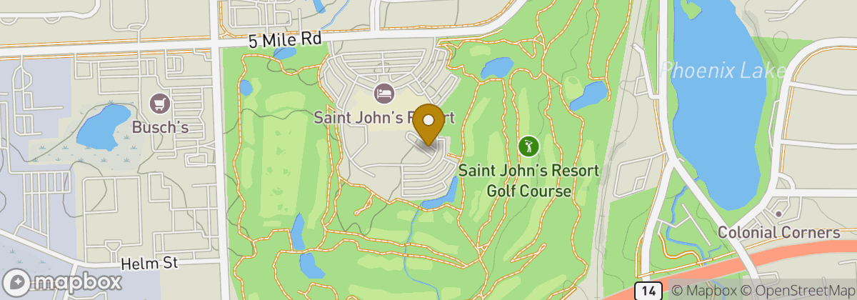 Map location: Saint John's Resort Golf Course