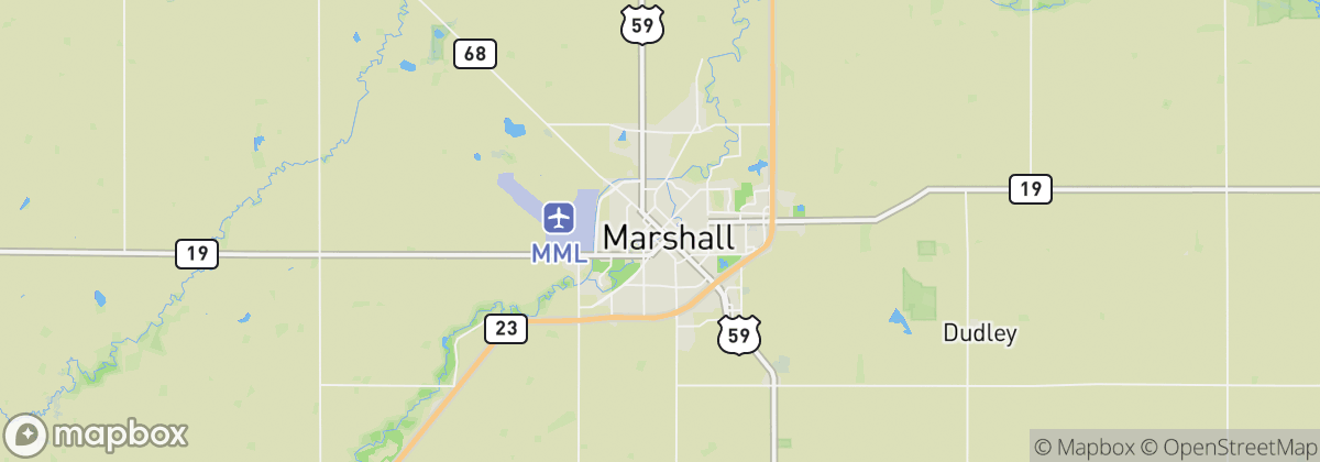 Map: Marshall, MN