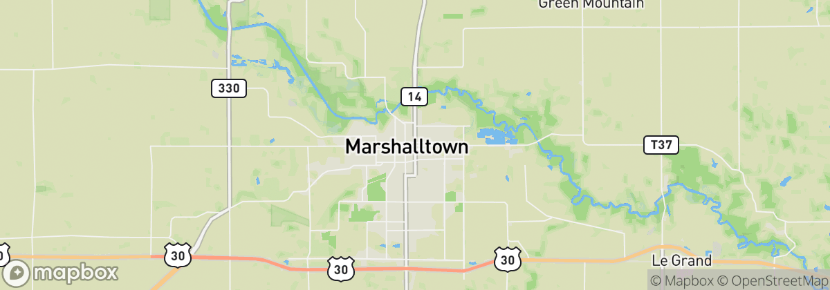 Map: Marshalltown, IA