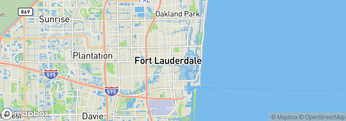 Map: Fort Lauderdale, FL