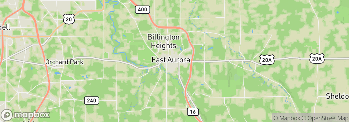 Map: East Aurora, NY