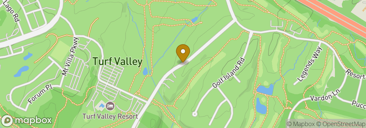 Map location: Turf Valley Resort