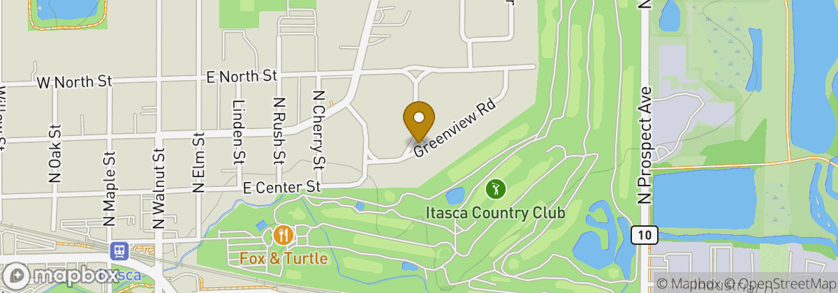 Map location: Itasca Country Club