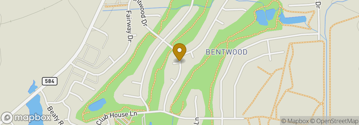 Map location: Bentwood Country Club Golf Course
