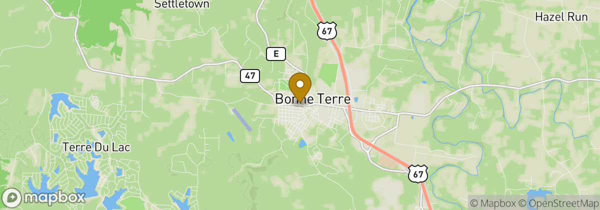 Map location: Bonne Terre