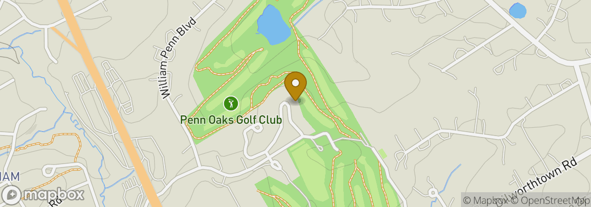 Map location: Penn Oaks Golf Club