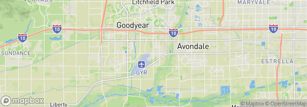 Map: Goodyear, AZ