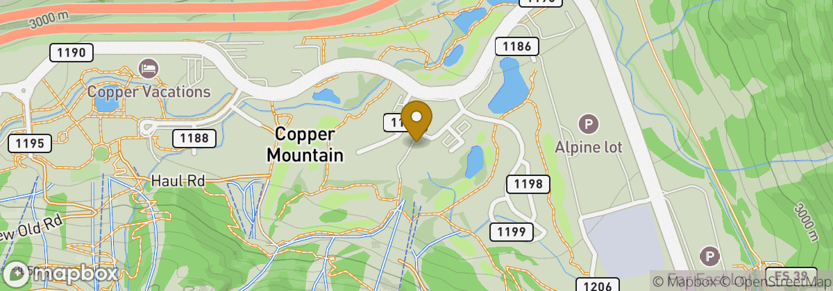 Map location: Copper Creek Golf Course