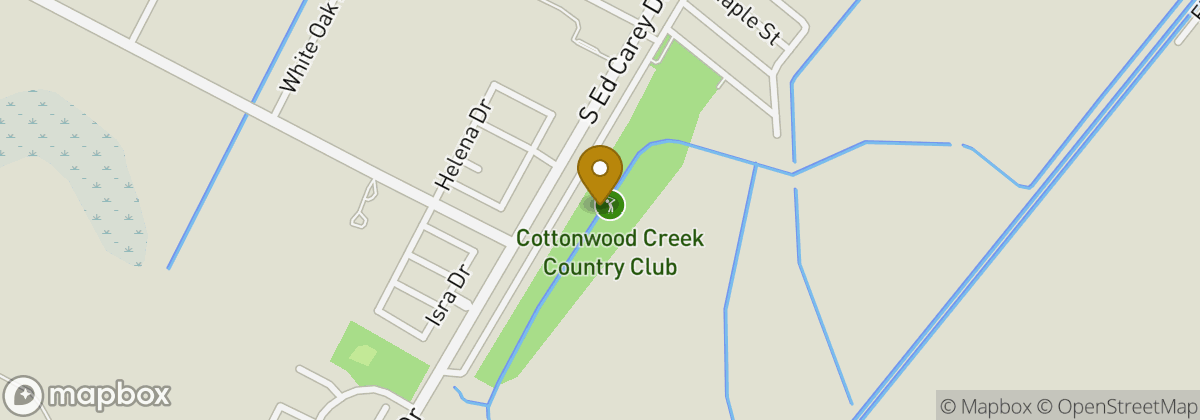 Map location: Cottonwood Creek Country Club