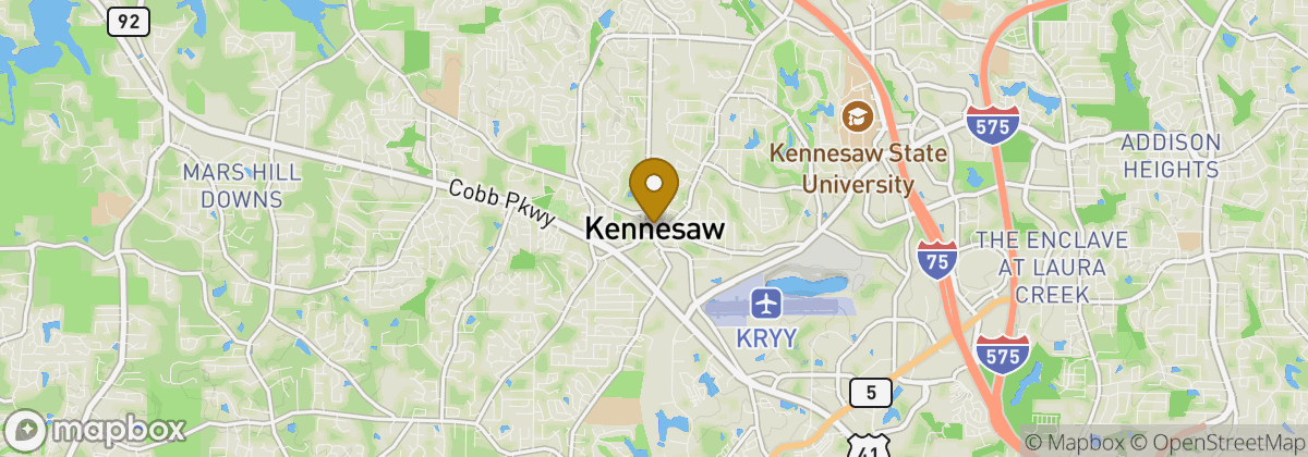 Map location: Kennesaw
