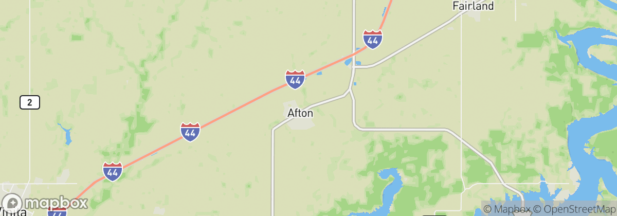 Map: Afton, OK