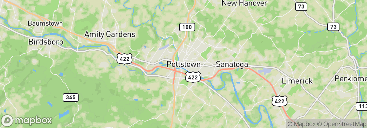 Map: Pottstown, PA